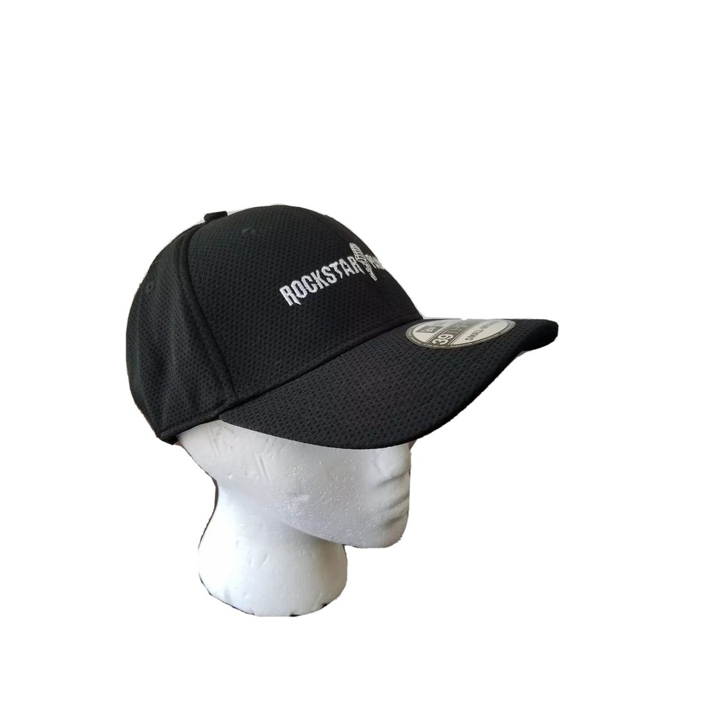 New Era 39 Thirty Rockstar Passes‎ Stretch Fitted small/medium Black Hat/Cap
